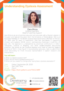 Zara on Understaning Dyslexia 3